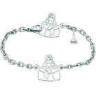 "Meninas" steel braceletRef. code: PU2659Meninas bracelet made of soft stainless steel.Size: 16x19mm.