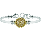 Pulsera Botón Charro chapado en oro y aceroReferencia: PU2746Pulsera de acero con boton charro chapado en oro.Medida: 16x16mm.