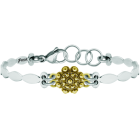 Pulsera Botón Charro chapado en oro y aceroReferencia: PU2748Pulsera de acero con boton charro chapado en oro.Medida: 12x12mm.