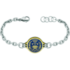 Bracelet in gold and steel "Industrial Engineer"Ref. code: PU2752Stainless steel bracelet with the Industrial Engineer's shield personalized with his name carved in low relief in 18 kt gold and enameled in the oven.We have all professions and careers available: Advocacy (Lawyer / Law), Commercial Agent, Quantity Surveyor, Architect (Architecture), ATS (Nursing), Fine Arts, Biological Sciences (Biology), Exact Sciences, Physical Sciences, Political Sciences, Political and Economic Sciences, Chemical Sciences, Commerce, Draftsman, Economics, Business, Pharmacy, Philosophy and Letters, Geography, Geological (Geology), Social Graduate, Computer Science, Agricultural Engineering, Civil Engineering, Electronic Engineering, Forestry Engineering, Mining Engineering, Naval Engineering, Higher Industrial Engineering, Industrial Technical Engineering, Telecommunications Engineering, Textile Engineering, Jewelry, Teaching, Medicine, Music, Psychology, Topography, Dentistry, Optics, Journalism, Veterinary Medicine.And if we don't have yours, please contact us.Size: 19x16mm.