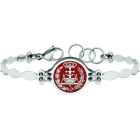 Silver and steel bracelet "Lawyer"Ref. code: PU2761Stainless steel bracelet with the shield of Abogado carved in low relief in sterling silver and stove enameled.We have all professions and careers available: Advocacy (Lawyer / Law), Commercial Agent, Quantity Surveyor, Architect (Architecture), ATS (Nursing), Fine Arts, Biological Sciences (Biology), Exact Sciences, Physical Sciences, Political Sciences, Political and Economic Sciences, Chemical Sciences, Commerce, Draftsman, Economics, Business, Pharmacy, Philosophy and Letters, Geography, Geological (Geology), Social Graduate, Computer Science, Agricultural Engineering, Civil Engineering, Electronic Engineering, Forestry Engineering, Mining Engineering, Naval Engineering, Higher Industrial Engineering, Industrial Technical Engineering, Telecommunications Engineering, Textile Engineering, Jewelry, Teaching, Medicine, Music, Psychology, Topography, Dentistry, Optics, Journalism, Veterinary Medicine.And if we don't have yours, please contact us.Size: 19x16mm.