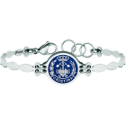 Silver and steel bracelet "Industrial Engineer"Ref. code: PU2762Stainless steel bracelet with the Industrial Engineers shield personalized with your name carved in low relief in sterling silver and enameled in the oven.We have all professions and careers available: Advocacy (Lawyer / Law), Commercial Agent, Quantity Surveyor, Architect (Architecture), ATS (Nursing), Fine Arts, Biological Sciences (Biology), Exact Sciences, Physical Sciences, Political Sciences, Political and Economic Sciences, Chemical Sciences, Commerce, Draftsman, Economics, Business, Pharmacy, Philosophy and Letters, Geography, Geological (Geology), Social Graduate, Computer Science, Agricultural Engineering, Civil Engineering, Electronic Engineering, Forestry Engineering, Mining Engineering, Naval Engineering, Higher Industrial Engineering, Industrial Technical Engineering, Telecommunications Engineering, Textile Engineering, Jewelry, Teaching, Medicine, Music, Psychology, Topography, Dentistry, Optics, Journalism, Veterinary Medicine.And if we don't have yours, please contact us.Size: 19x16mm.