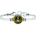 Bracelet in gold and steel "Lawyer"Ref. code: PU2764Stainless steel bracelet with the shield of Abogado personalized with your name carved in low relief in 18 kt gold and enameled in the oven.We have all professions and careers available: Advocacy (Lawyer / Law), Commercial Agent, Quantity Surveyor, Architect (Architecture), ATS (Nursing), Fine Arts, Biological Sciences (Biology), Exact Sciences, Physical Sciences, Political Sciences, Political and Economic Sciences, Chemical Sciences, Commerce, Draftsman, Economics, Business, Pharmacy, Philosophy and Letters, Geography, Geological (Geology), Social Graduate, Computer Science, Agricultural Engineering, Civil Engineering, Electronic Engineering, Forestry Engineering, Mining Engineering, Naval Engineering, Higher Industrial Engineering, Industrial Technical Engineering, Telecommunications Engineering, Textile Engineering, Jewelry, Teaching, Medicine, Music, Psychology, Topography, Dentistry, Optics, Journalism, Veterinary Medicine.And if we don't have yours, please contact us.Size: 19x16mm.