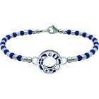 Silver and stainless steel bracelet "Nautical flags"Ref. code: PU2799Rigid steel ball bracelet with personalized wheel with the nautical flags of your name carved in low relief in sterling silver and enameled in the oven.Size: 16x16mm.