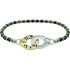 Gold bracelet "Nautical flags"Ref. code: PU2808Steel and gold plated beads bracelet personalized with nautical flags representing your name carved in 18kt gold forming an exclusive clasp.Size: 19x16mm.