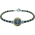 Pulsera en oro y acero "Ingeniero de Telecomunicaciones"Referencia: PU2830Pulsera de cadena de bolas de acero con el escudo de Ingeniero de Telecomunicaciones tallado bajo relieve, chapado en oro y esmaltado al horno.Tenemos todas las profesiones y carreras disponibles: Abogacía (Abogado / Derecho), Agente Comercial, Aparejador, Arquitecto (Arquitectura), ATS (Enfermería), Bellas Artes, Ciencias Biológicas (Biología), Ciencias Exactas, Ciencias Físicas, Ciencias Políticas, Ciencias Políticas y Económicas, Ciencias Químicas, Comercio, Delineante, Economía, Empresariales, Farmacia, Filosofía y Letras, Geografía, Geológicas (Geología), Graduado Social, Informática, Ingeniero Agrónomo, Ingeniero de Caminos, Ingeniero Electrónico, Ingeniero de Montes, Ingeniero de Minas, Ingeniero Naval, Ingeniero Industrial Superior, Ingeniero Técnico Industrial, Ingeniero Telecomunicaciones, Ingeniero Textil, Joyero, Magisterio (Profesor), Medicina, Música, Psicología, Topógrafo (Topografía), Odontología, Óptica, Periodismo, Veterinaria.Y si no tenemos la suya, consultenos.Medida: 16x16mm.