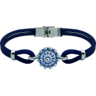 Pulsera Boton Charro plata y cuero 16mmReferencia: PU2866Pulsera de cuero de 3mm con Boton Charro de 16mm fabricado en plata de ley esmaltada a mano.Medida: 16x16mm.