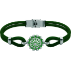 Pulsera Boton Charro plata y cuero 16mmReferencia: PU2866Pulsera de cuero de 3mm con Boton Charro de 16mm fabricado en plata de ley esmaltada a mano.Medida: 16x16mm.