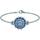 Bracelet Button Charro silver and steel 22mmRef. code: PU2874Stainless steel bracelet with 22mm Charro Button made in sterling silver enameled by hand.Size: 22x22mm.